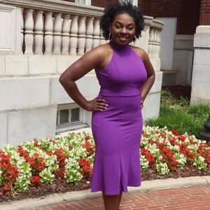 Purple Cocktail Dress
